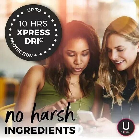 U by Kotex Clean & Secure Ultra Thin Pads, Heavy Absorbency, 56 Count - Picture 4 of 4